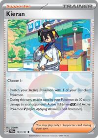Kieran (Poke Ball Pattern) 113/131 Prismatic Evolutions Pokémon card