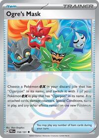Ogre's Mask (Poke Ball Pattern) 118/131 Prismatic Evolutions Pokémon card