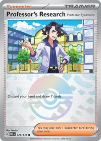 Professor's Research [Professor Sycamore] (Poke Ball Pattern) 125/131 Prismatic Evolutions Pokémon card