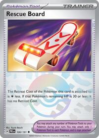 Rescue Board (Poke Ball Pattern) 126/131 Prismatic Evolutions Pokémon card