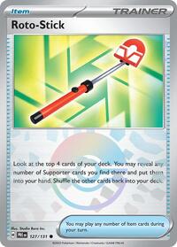 Roto-Stick (Poke Ball Pattern) 127/131 Prismatic Evolutions Pokémon card