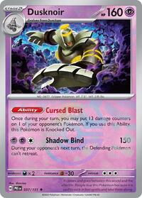 Dusknoir (Master Ball Pattern) 037/131