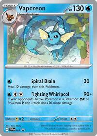 Vaporeon (Cosmos Holo) 168