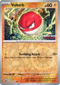 Voltorb 100/165 · Reverse Holo