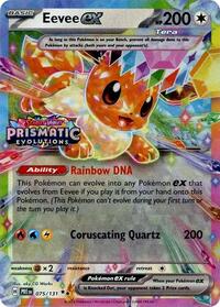 Eevee ex (Prismatic Evolutions Stamp) 075/131