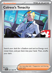 Colress's Tenacity 057/064 Prize Pack Series Cards Pokémon card