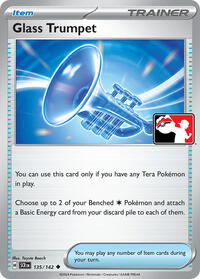 Glass Trumpet 135/142 Prize Pack Series Cards Pokémon card