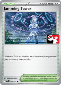 Jamming Tower 153/167 Prize Pack Series Cards Pokémon card