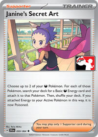 Janine's Secret Art 059/064 Prize Pack Series Cards Pokémon card