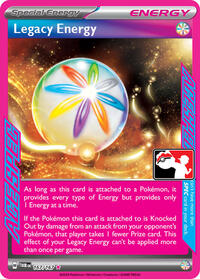 Legacy Energy 167/167 Prize Pack Series Cards Pokémon card