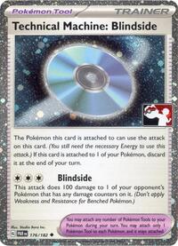 Technical Machine: Blindside (Cosmos Holo) 176/182 Prize Pack Series Cards Pokémon card