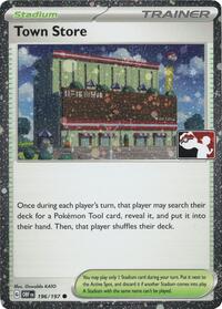 Town Store (Cosmos Holo) 196/197 Prize Pack Series Cards Pokémon card