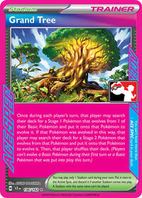 Grand Tree 136/142 Prize Pack Series Cards Pokémon card