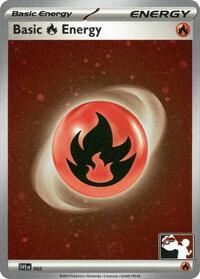 Basic Fire Energy (Cosmos Holo) 002 Prize Pack Series Cards Pokémon card