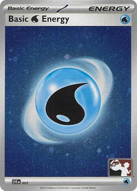 Basic Water Energy (Cosmos Holo) 003 Prize Pack Series Cards Pokémon card