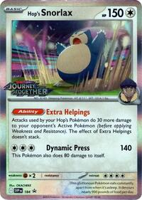 Hop's Snorlax (Prerelease) 184