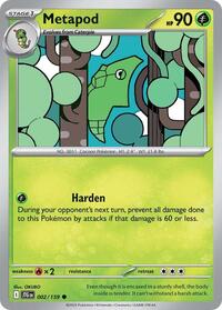 Metapod 002/159 · Reverse Holo