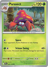 Parasect 005/159 · Reverse Holo