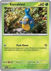 Karrablast 009/159 · Reverse Holo
