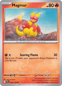 Magmar 020/159 · Reverse Holo