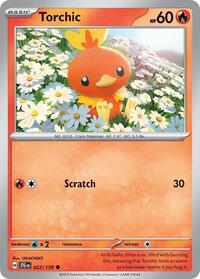 Torchic 022/159 · Reverse Holo