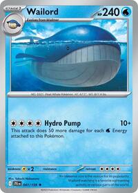 Wailord 041/159 · Reverse Holo