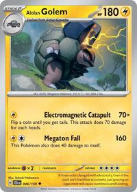 Alolan Golem 046/159 · Reverse Holo