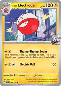 Iono's Electrode 048/159 · Reverse Holo