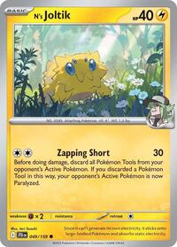 N's Joltik 049/159 · Reverse Holo