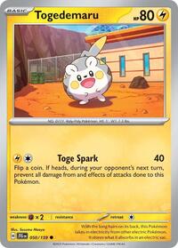 Togedemaru 050/159 · Reverse Holo
