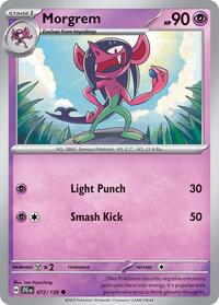 Morgrem 072/159 · Reverse Holo