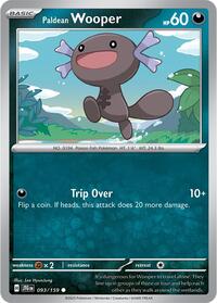 Paldean Wooper 093/159 · Reverse Holo