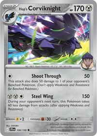 Hop's Corviknight 108/159 · Reverse Holo
