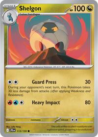 Shelgon 113/159 · Reverse Holo
