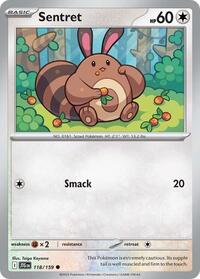 Sentret 118/159 · Reverse Holo