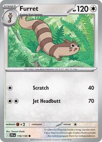Furret 119/159 · Reverse Holo