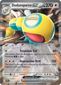 Dudunsparce ex 121/159
