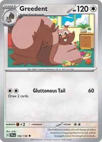 Greedent 132/159 · Reverse Holo