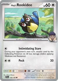 Hop's Rookidee 133/159 · Reverse Holo