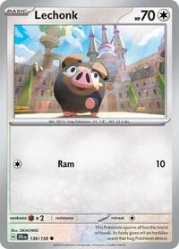 Lechonk 139/159 · Reverse Holo