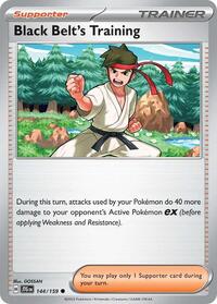 Black Belt's Training 144/159 Journey Together Reverse Holo Pokémon card