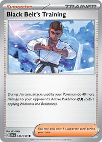 Black Belt's Training 145/159 Journey Together Reverse Holo Pokémon card