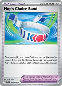Hop's Choice Band 148/159 Journey Together Reverse Holo Pokémon card