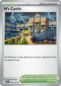 N's Castle 152/159 Journey Together Reverse Holo Pokémon card