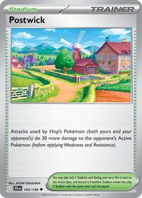 Postwick 154/159 Journey Together Reverse Holo Pokémon card