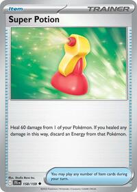 Super Potion 158/159 Journey Together Reverse Holo Pokémon card