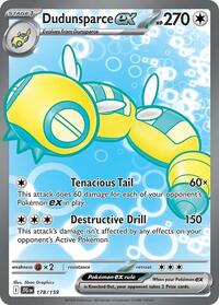 Dudunsparce ex 178/159