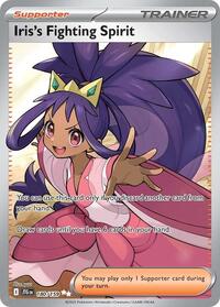 Iris's Fighting Spirit 180/159 Journey Together Pokémon card