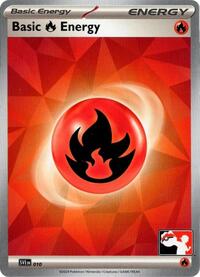 Basic Fire Energy 010 Prize Pack Series Cards Pokémon card