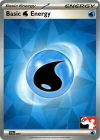 Basic Water Energy 011 Prize Pack Series Cards Pokémon card